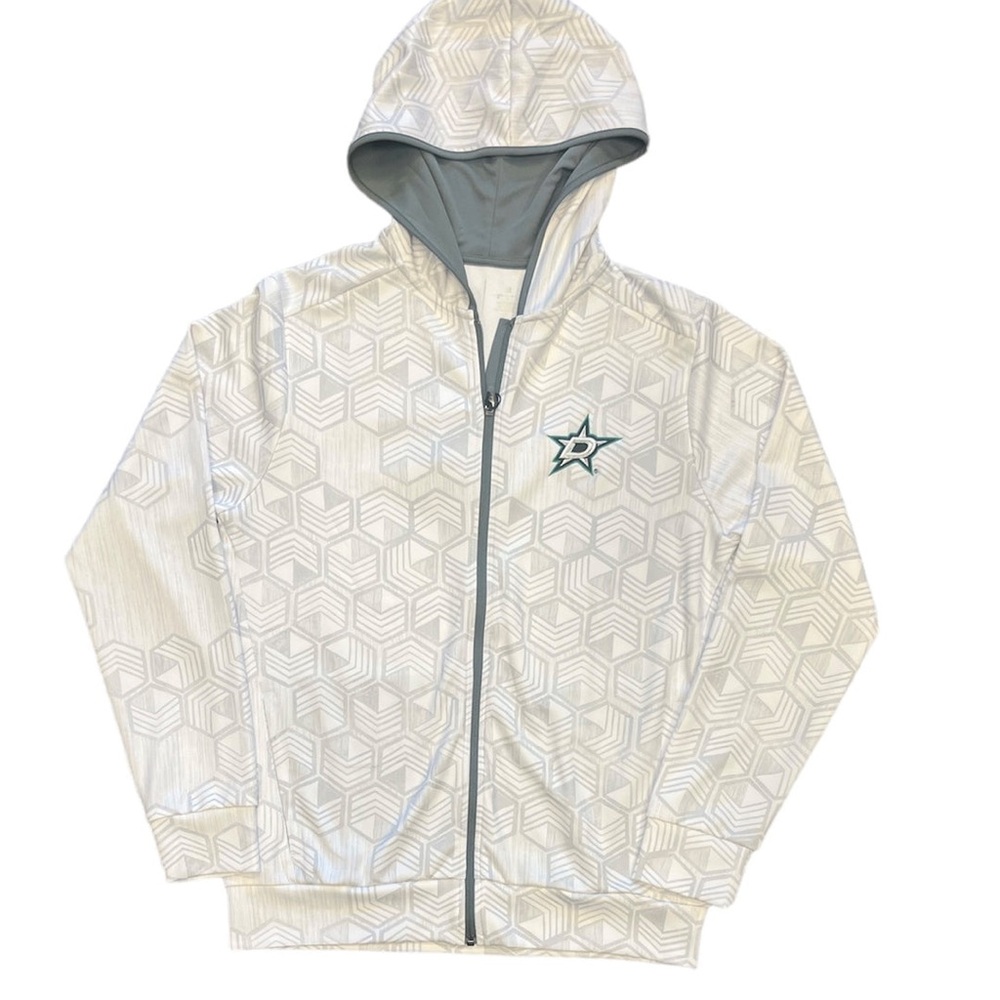 DALLAS STARS ANTIGUA PHANTOM FULL ZIP JACKET MEDIUM EUC